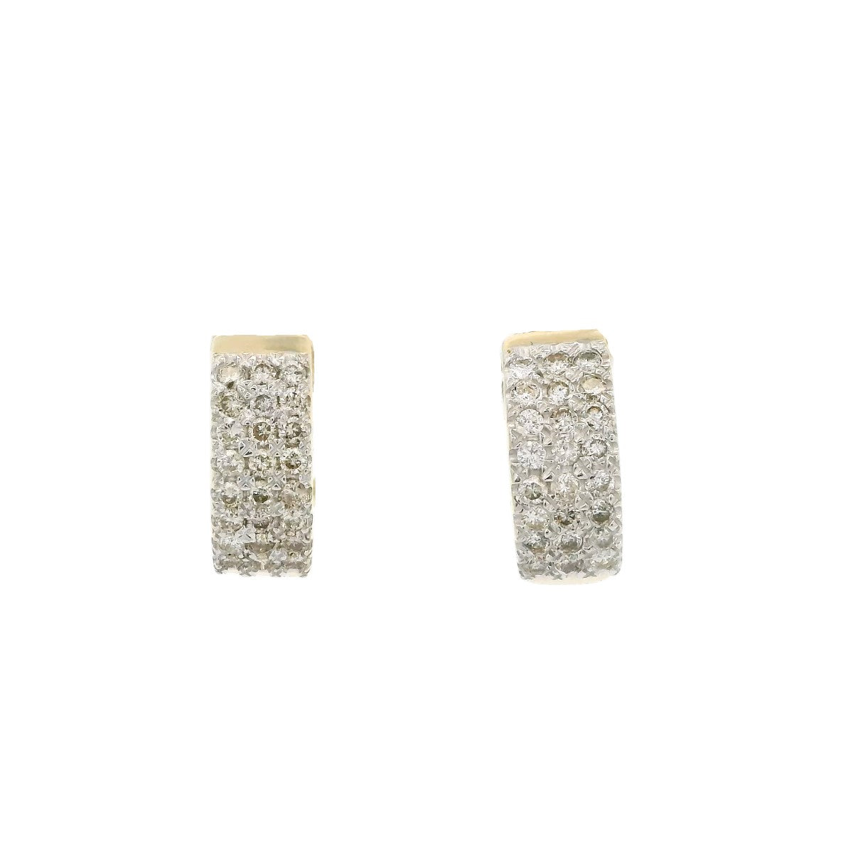 Pre-Owned Diamond Pave Earrings