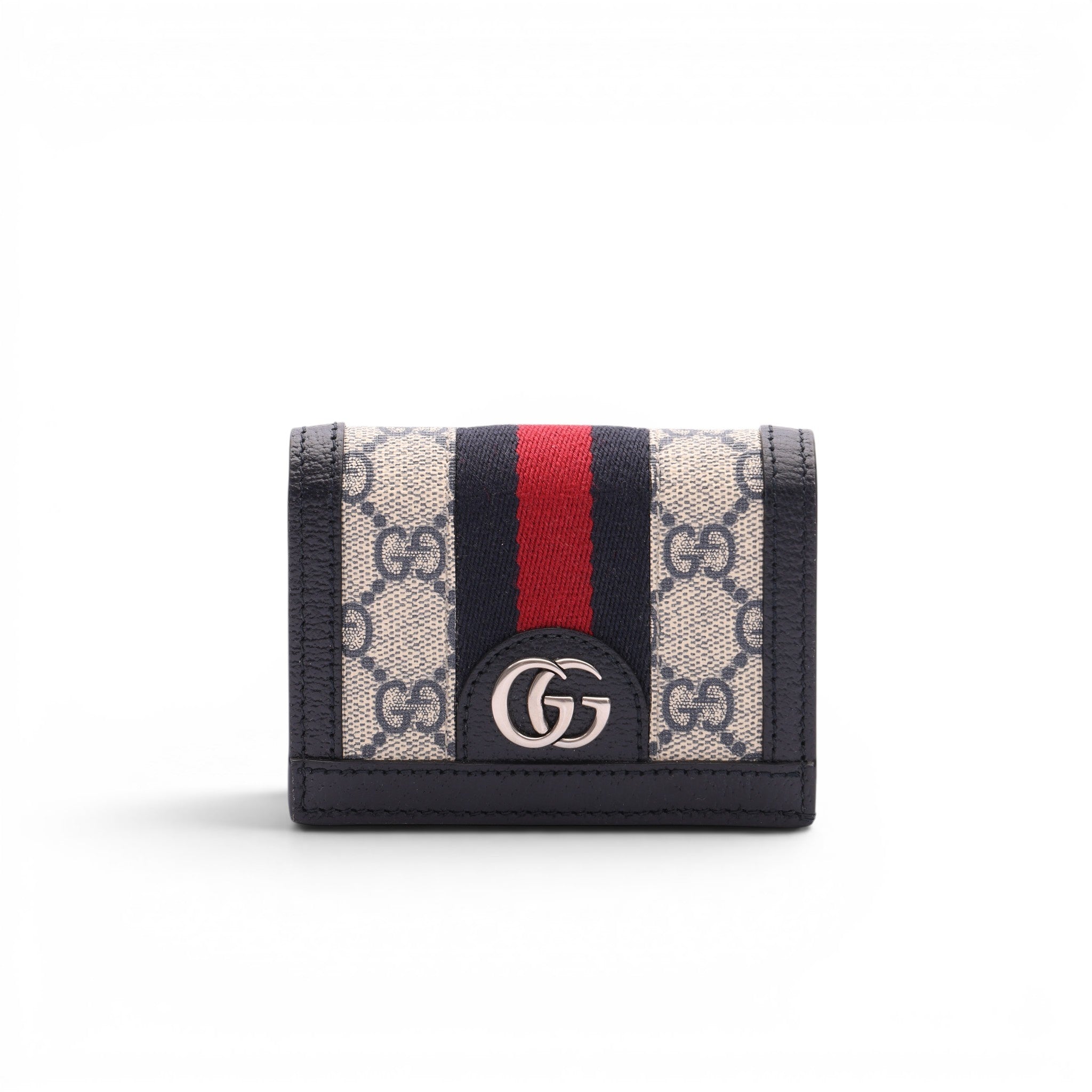Pre-Owned Gucci Ophidia Card Case Wallet