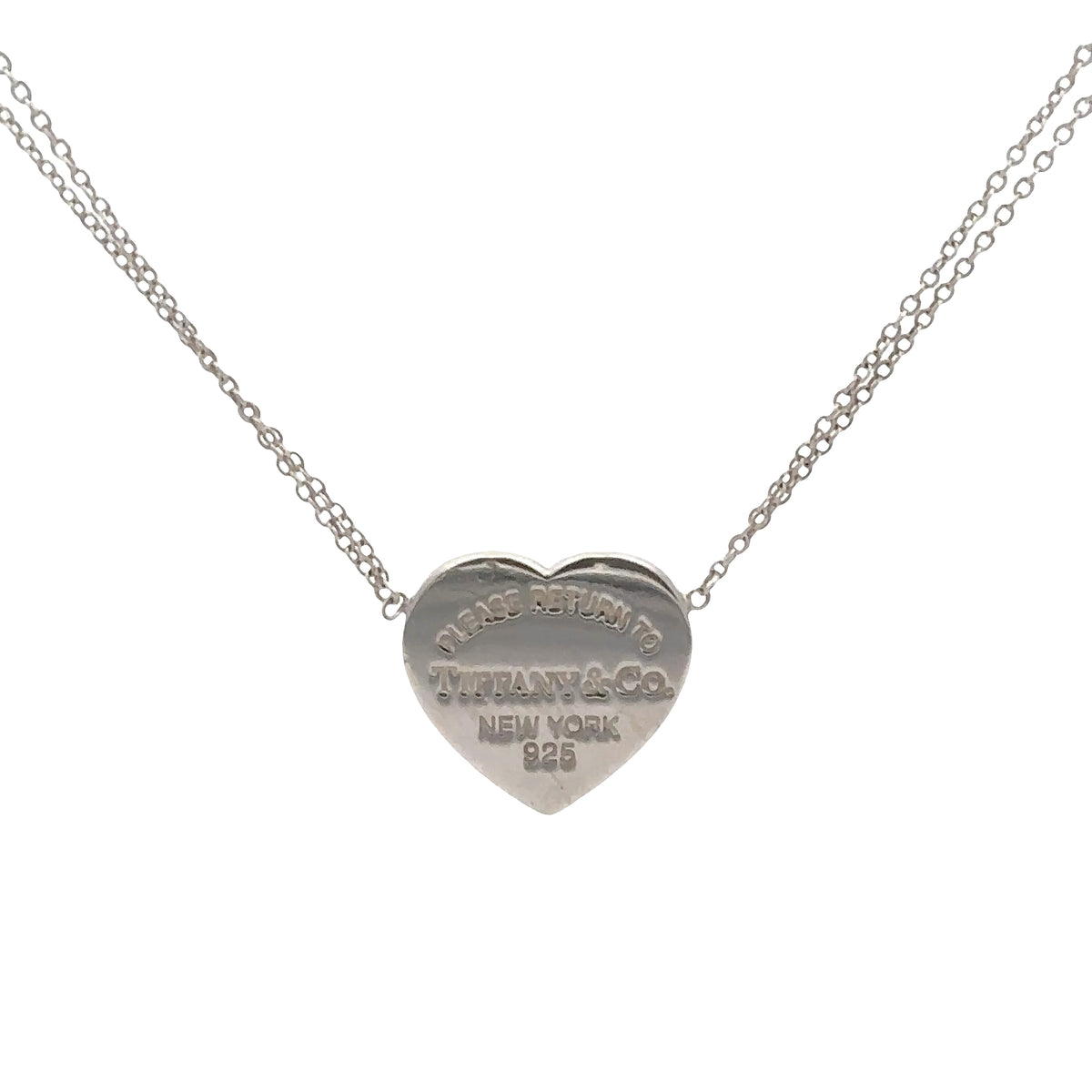 Pre-Owned Tiffany & Co. Return to Tiffany Heart Tag Necklace