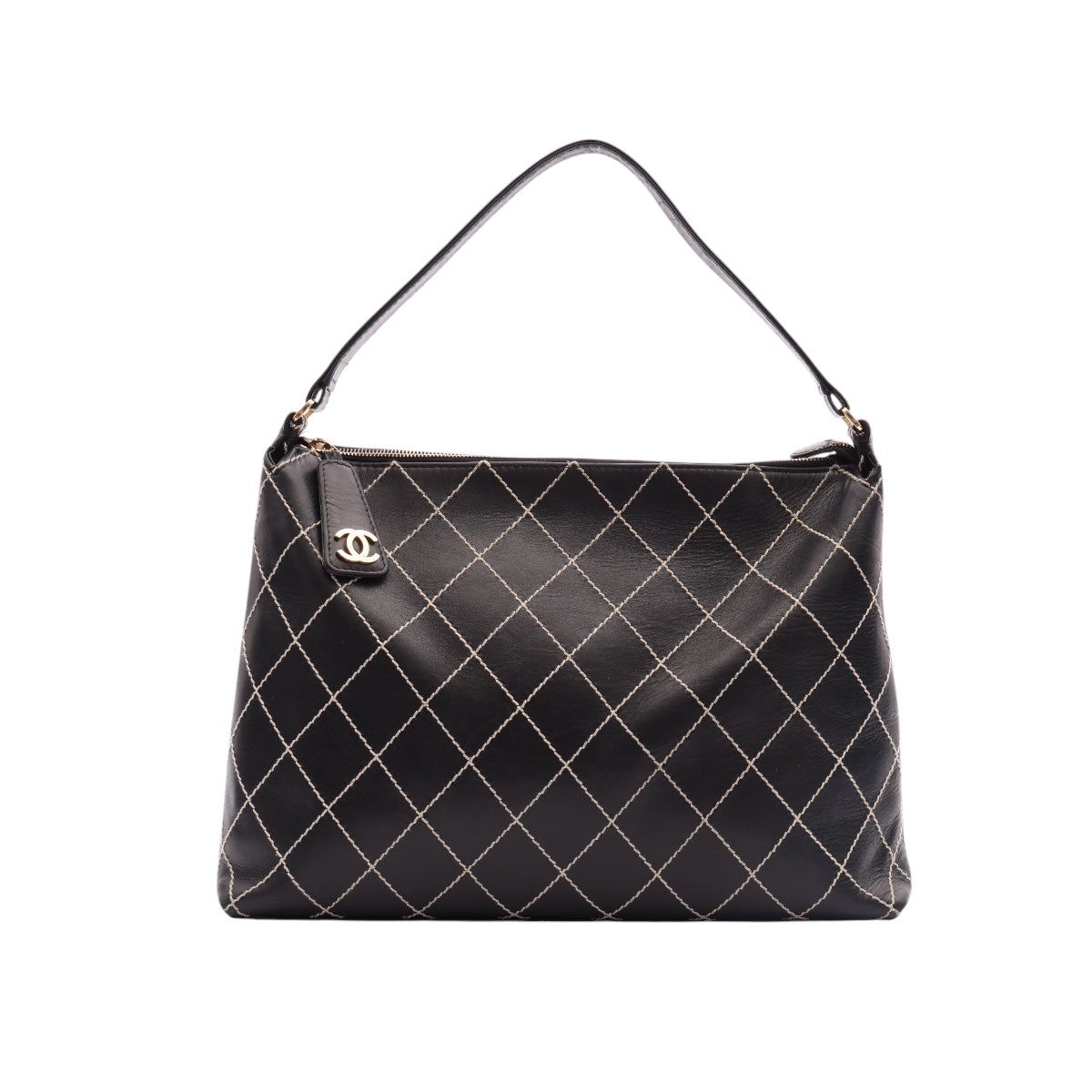 Pre-Owned Chanel Vintage Surpique Wild Stitch Hobo