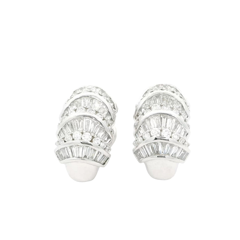 Pre-Owned Charles Krypell Diamond Earrings