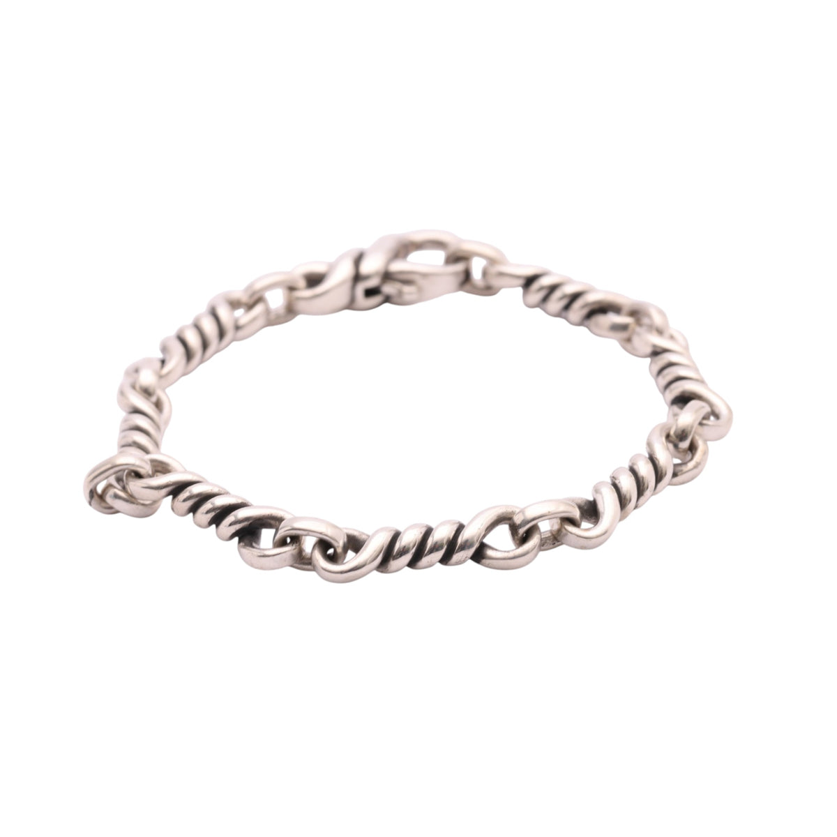 Pre-Owned David Yurman Twisted Cable Link Bracelet