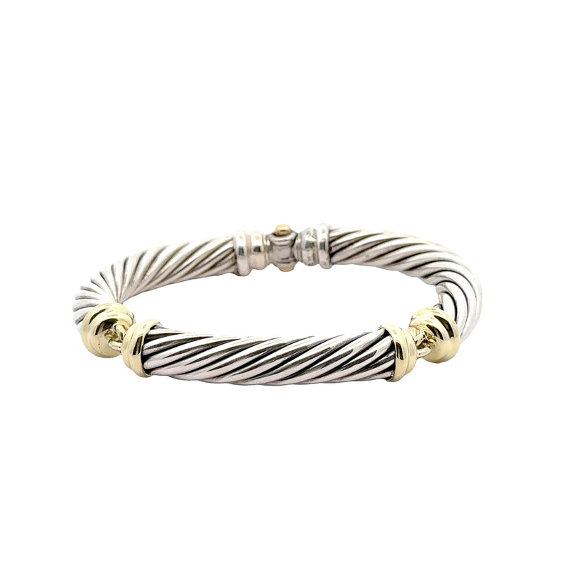 Pre-Owned David Yurman Metro Cable Bracelet