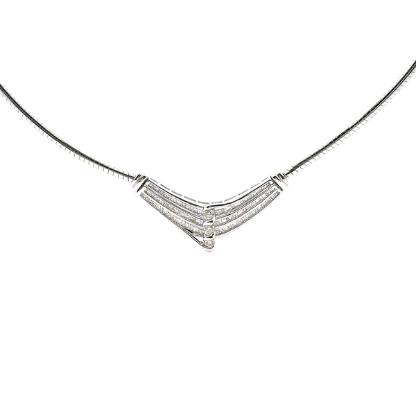 Pre-Owned Diamond Collar Necklace