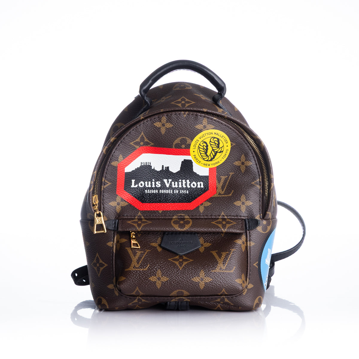 Pre-Owned Louis Vuitton Monogram World Tour Limited Edition Palm Springs Mini Backpack