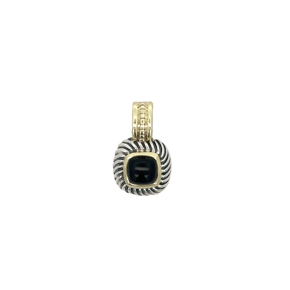 Pre-Owned David Yurman Petite Albion Black Onyx Enhancer