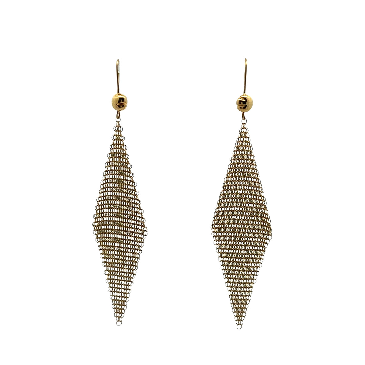 Pre-Owned Tiffany & Co. Elsa Peretti Mesh Drop Earrings