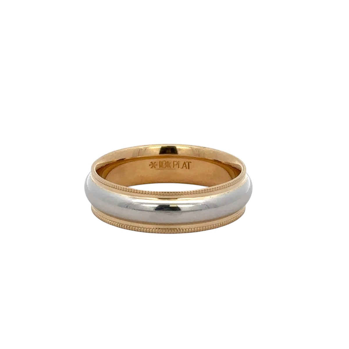 Pre-Owned Two Tone Mens Wedding Band