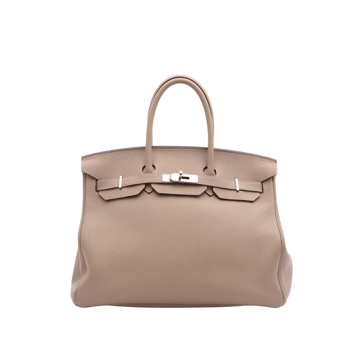 Pre-Owned Hermes Togo Gris Tourterelle Birkin 35