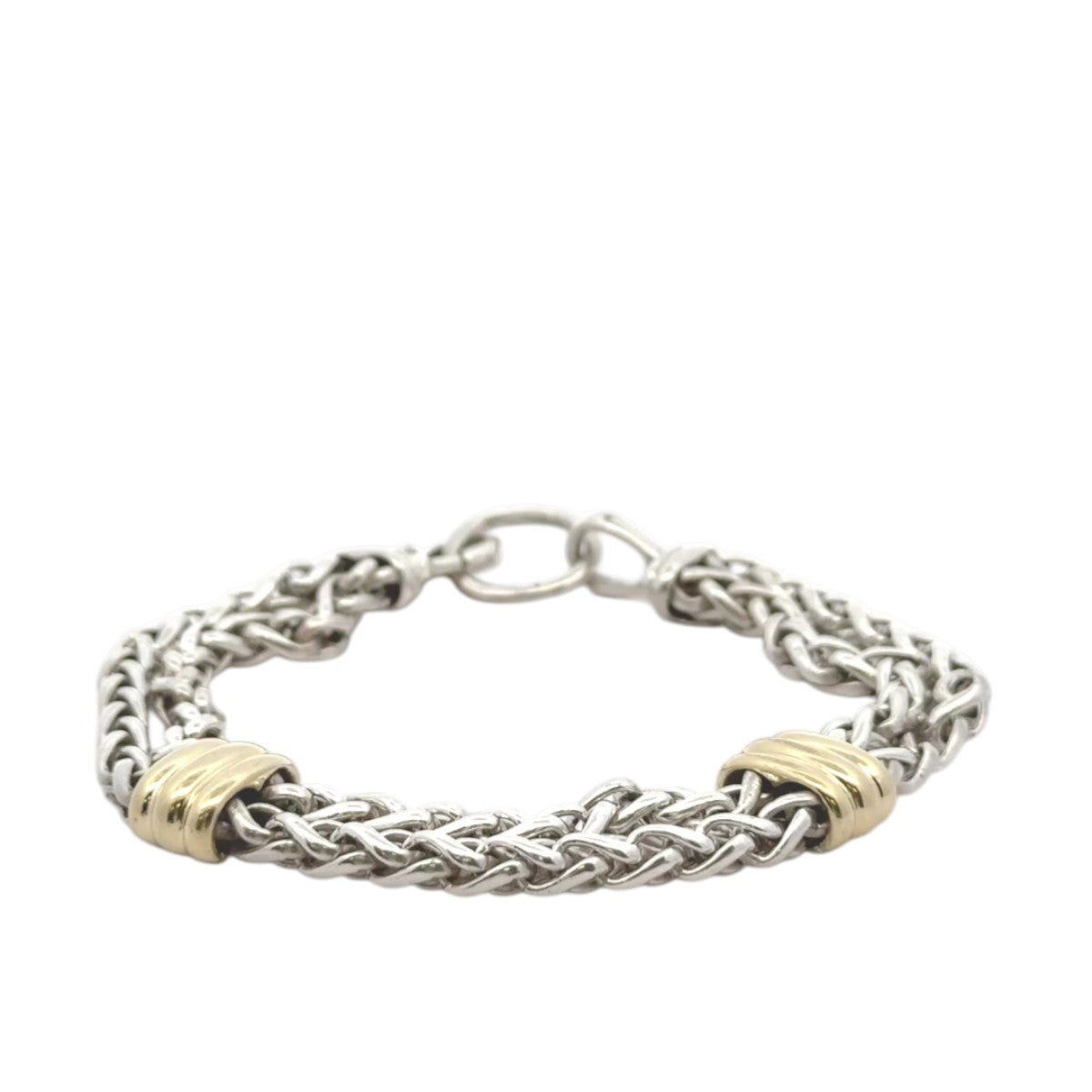 Pre-Owned David Yurman Double Wheat Chain Bracelet