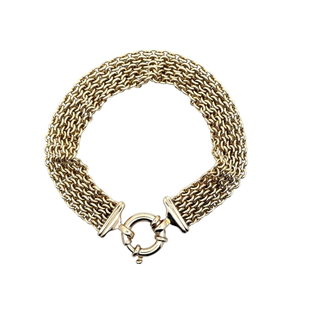 Pre-Owned Made in Italy Fluid Mesh Chain Bracelet