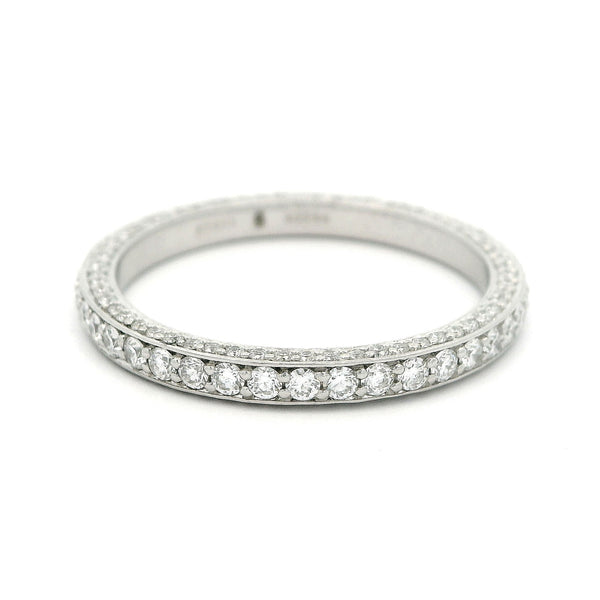 $2660 PLAT WERDI 161=0.70 CT GHI SI ETERNITY BAND SZ 6