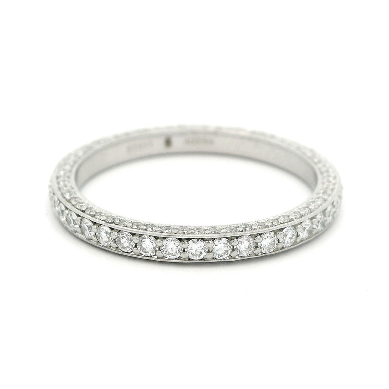 $2660 PLAT WERDI 161=0.70 CT GHI SI ETERNITY BAND SZ 6