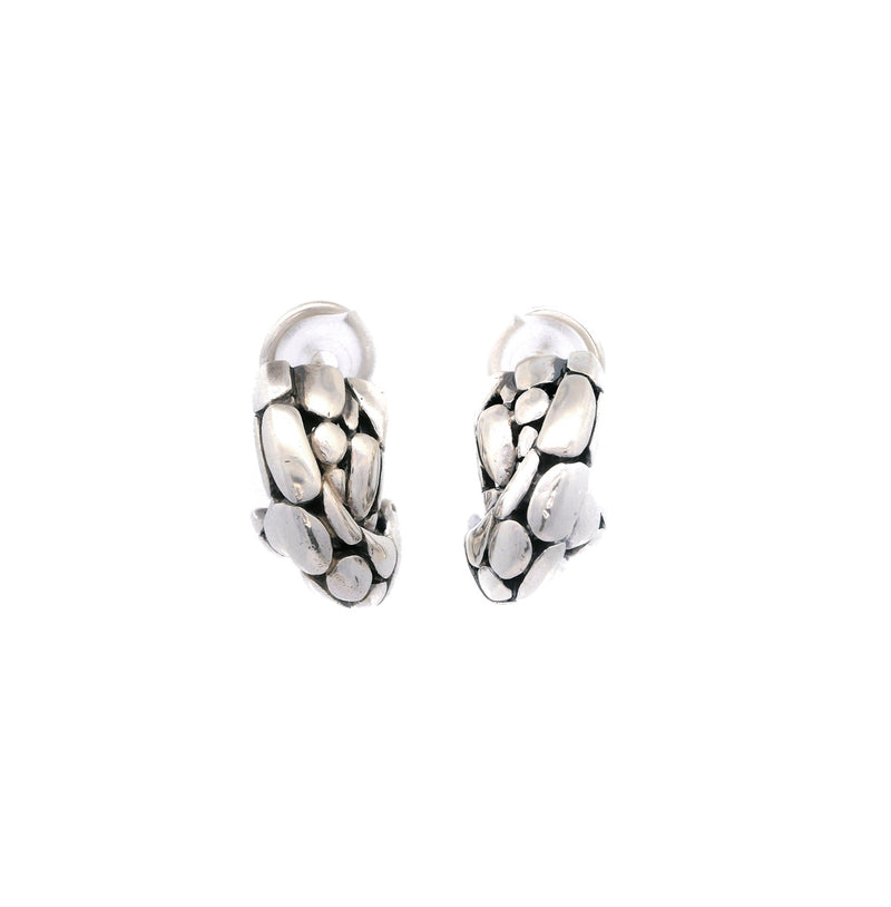 Pre-Owned John Hardy Kali Pebble Hoop Earrings