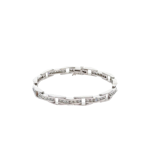 Pre-Owned Diamond Line Bracelet