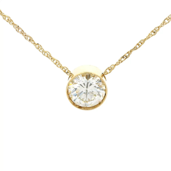 Pre-Owned Diamond Solitaire Pendant
