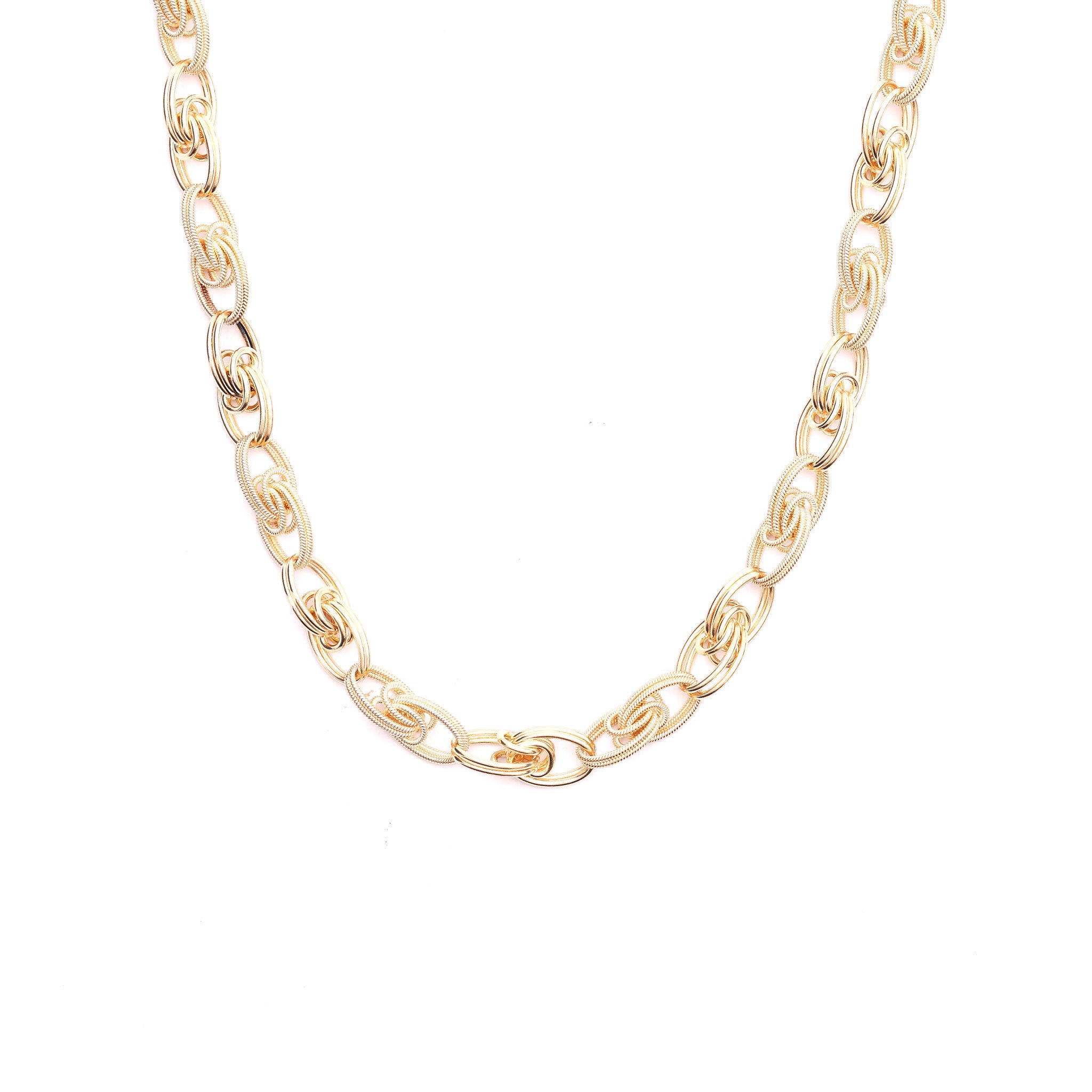 Pre-Owned Fancy Oval Link Chain