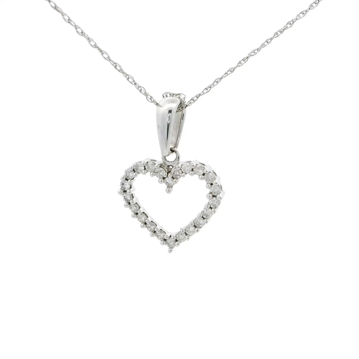 Michael Werdiger Diamond Heart Pendant