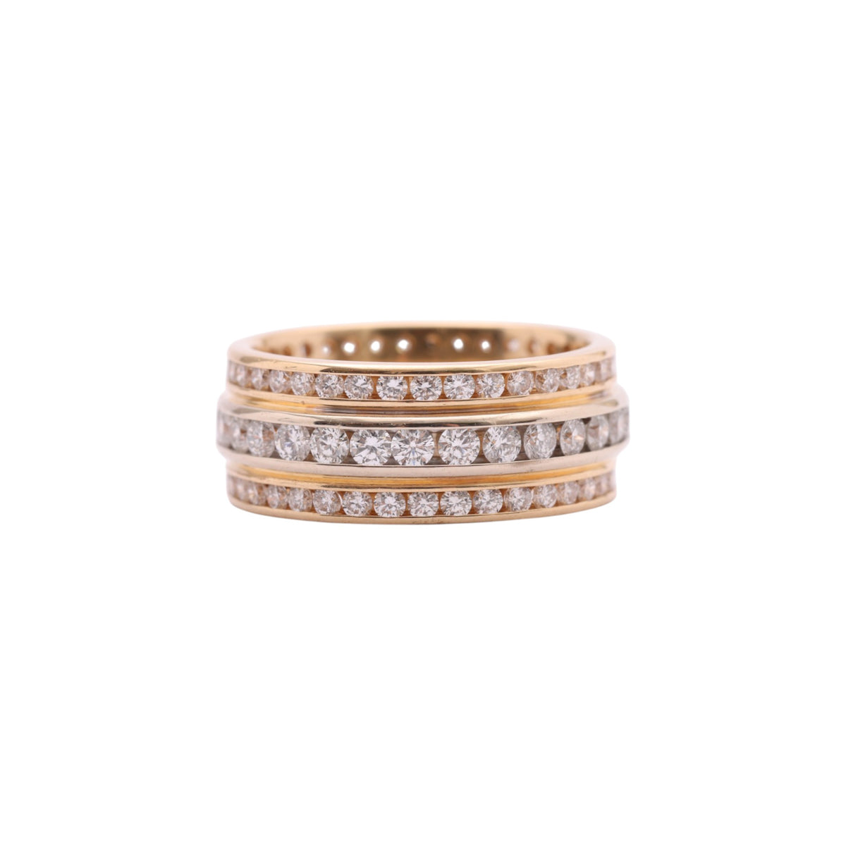 Pre-Owned Diamond Three Row Eternity Band