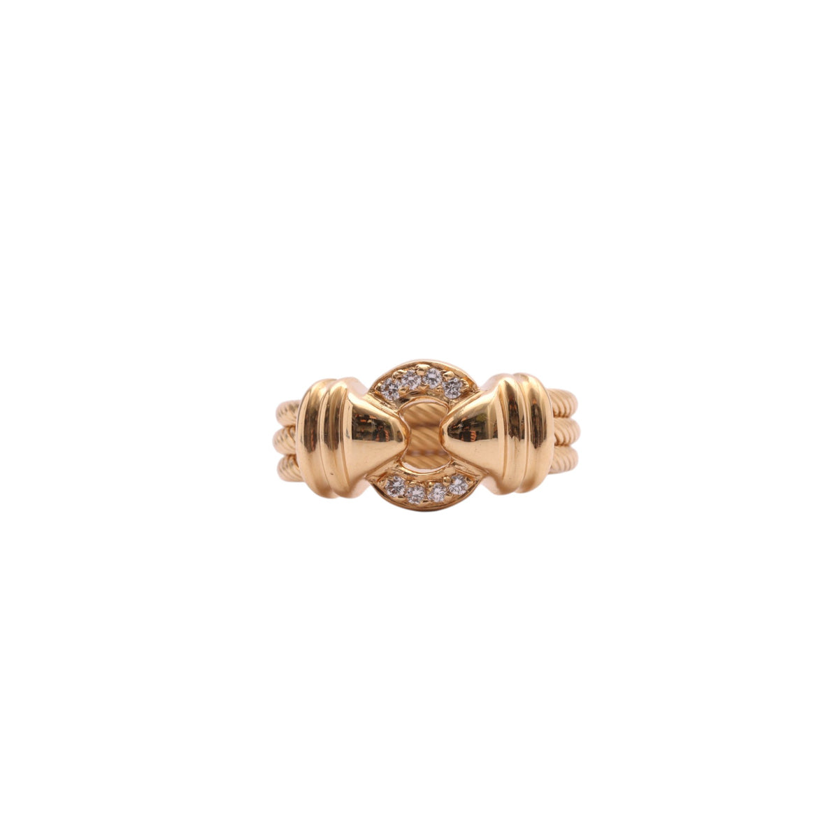 Pre-Owned Philippe Charriol Diamond Cable Ring