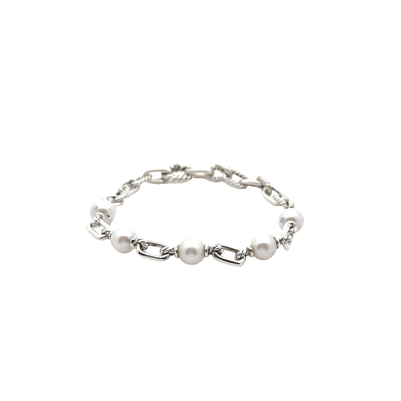 Pre-Owned David Yurman Madison Pearl Bracelet