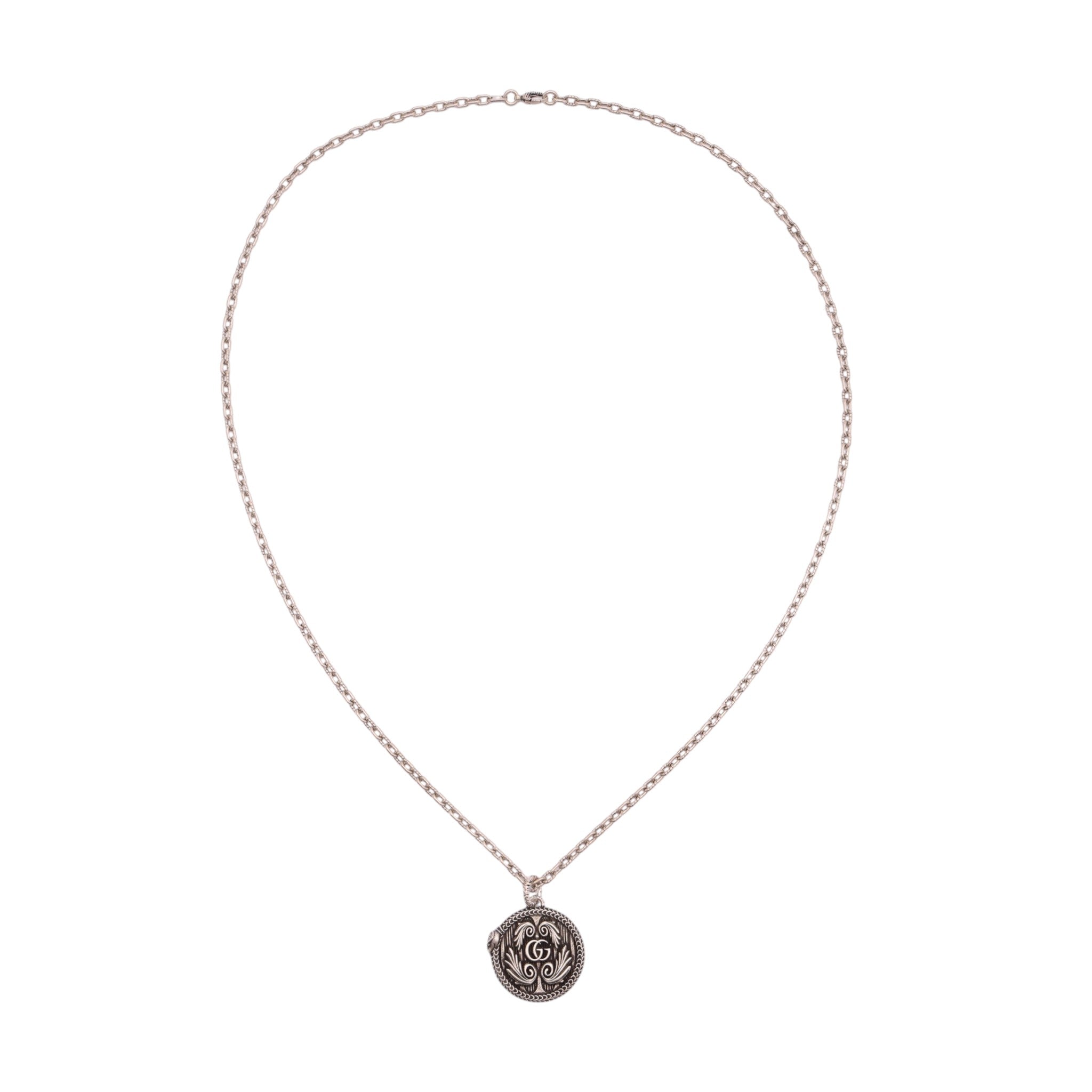 Pre-Owned Gucci Garden GG Snake Pendant Necklace