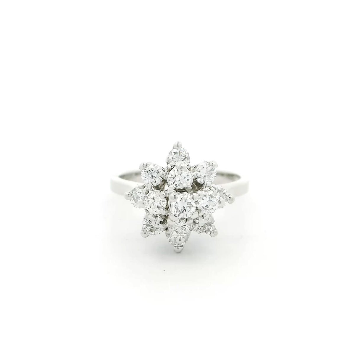 Pre-Owned Diamond Cluster Fashion Ring