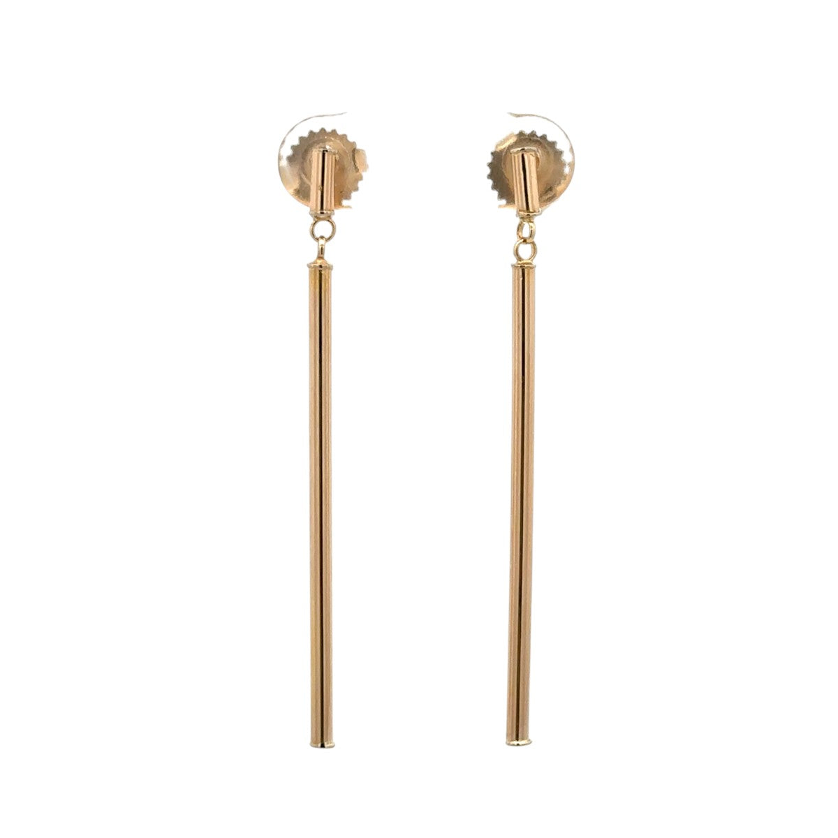 Pre-Owned Made in Italy Linear Drop Earrings