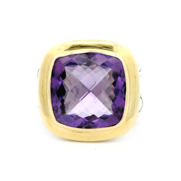 Pre-Owned David Yurman Purple Amethyst Albion Ring