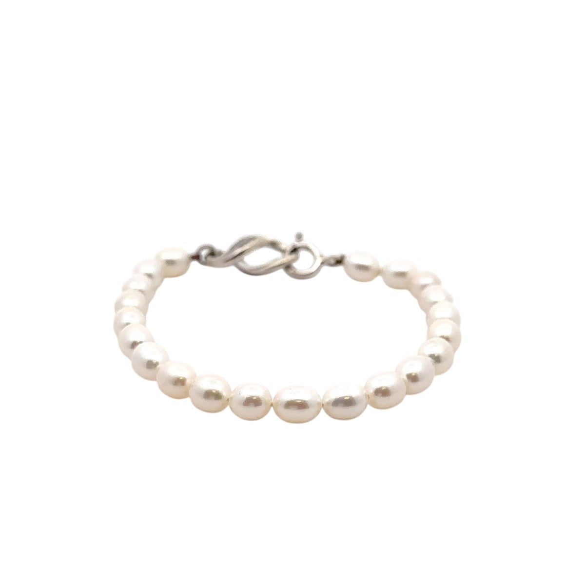 Pre-Owned Tiffany & Co. Cultured Pearl Infinity Bracelet