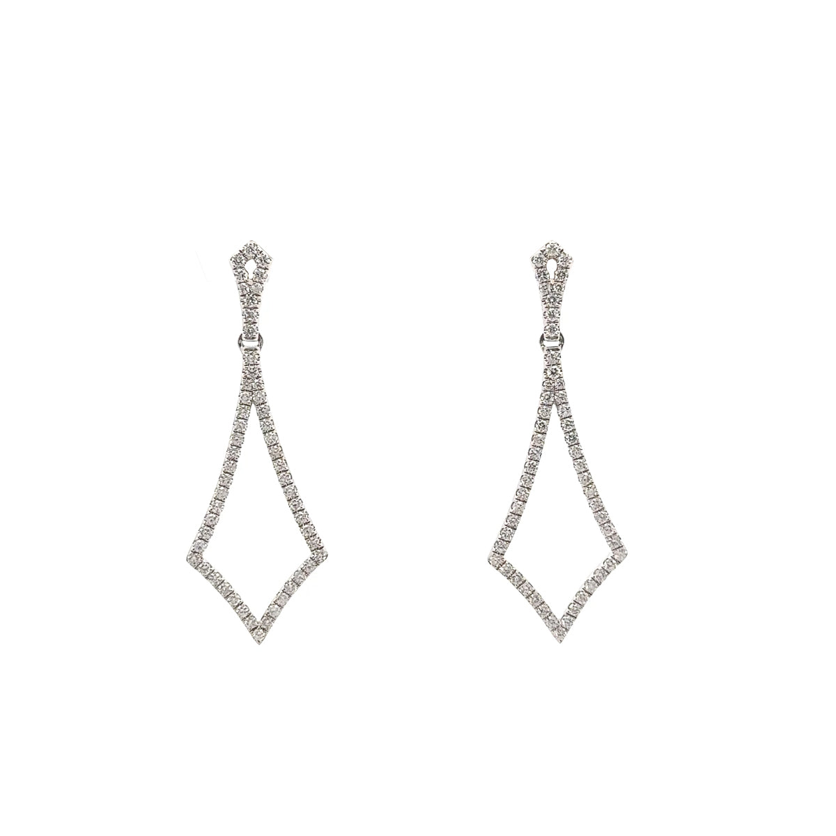 Michael Werdiger Diamond Drop Earrings