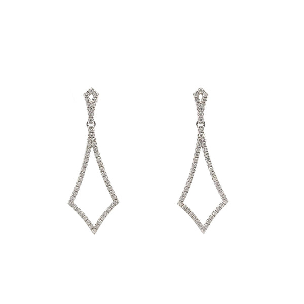 Michael Werdiger Diamond Drop Earrings