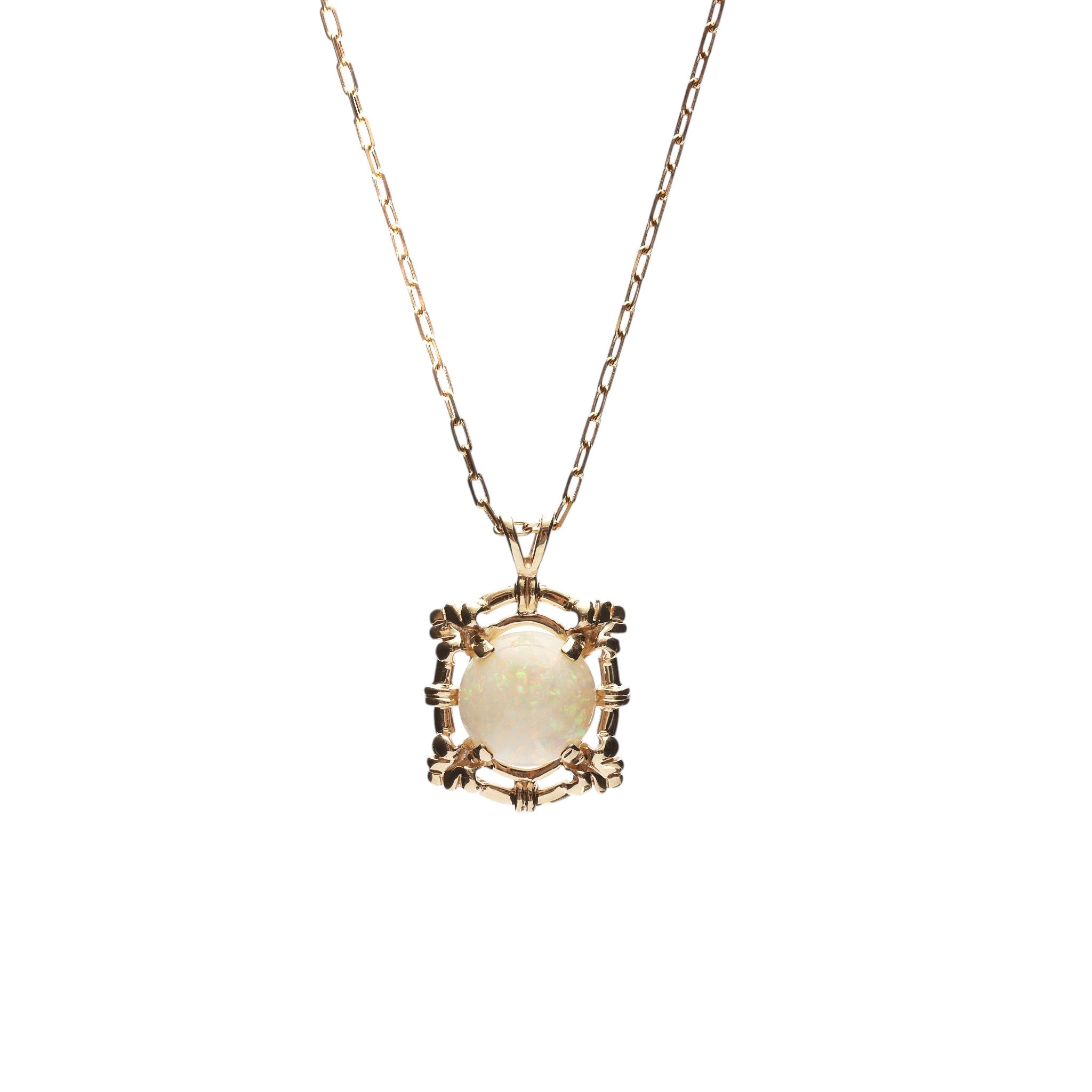 Pre-Owned Opal Pendant Necklace