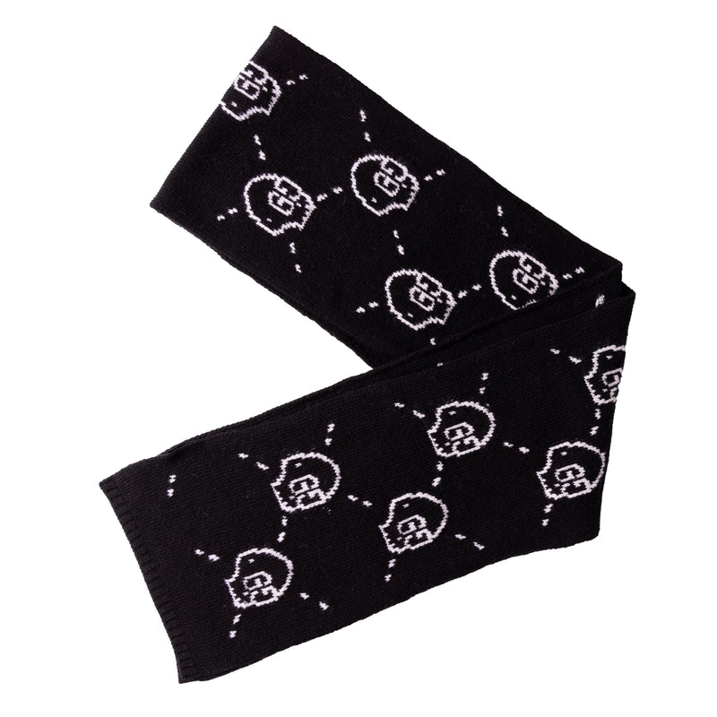 Pre-Owned Gucci Tricot GG Hamlet Wool Scarf