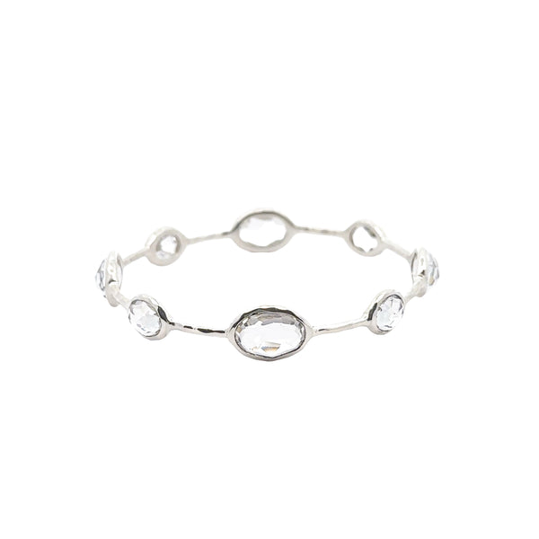Pre-Owned Ippolita Eight-Station Rock Crystal Bangle