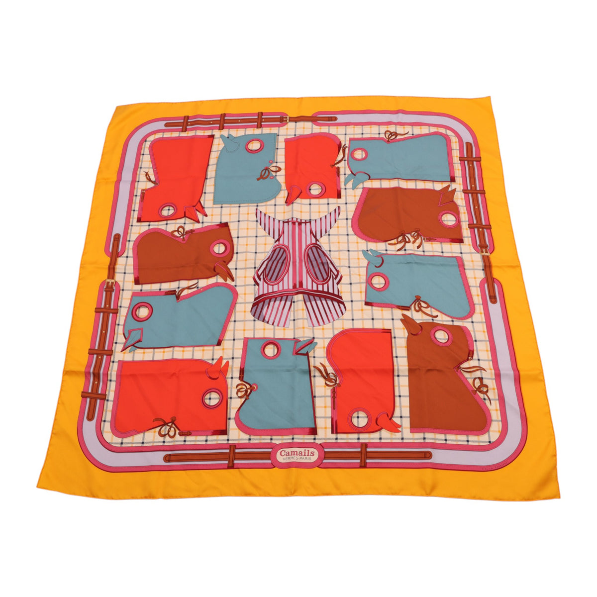 Pre-Owned Hèrmes Camails Scarf 90