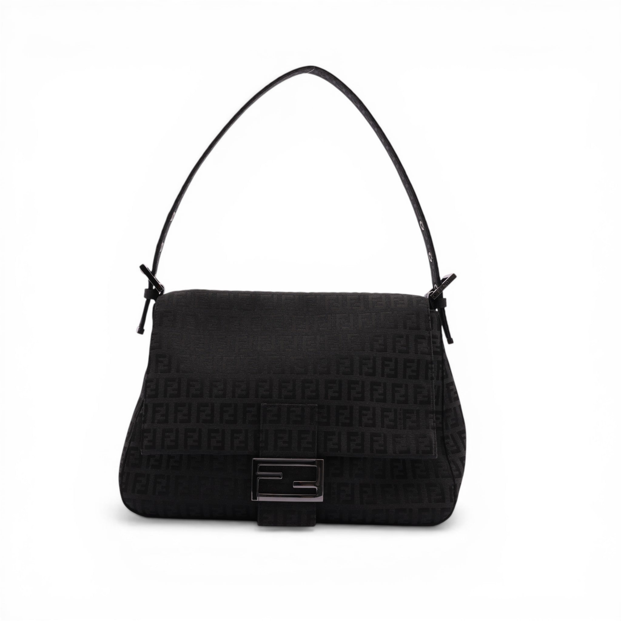 Pre-Owned Fendi Zucchino Mama Baguette