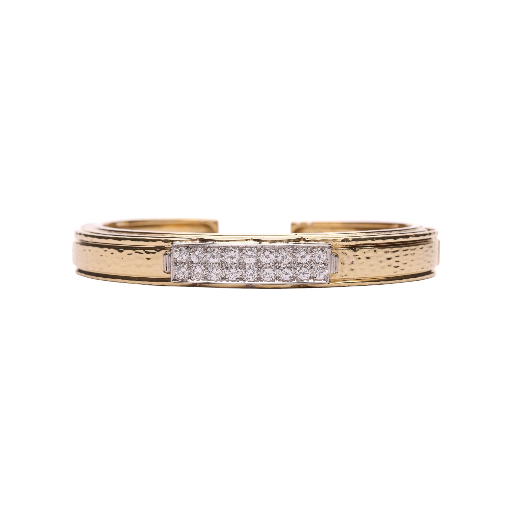 Pre-Owned Diamond Cuff Bracelet