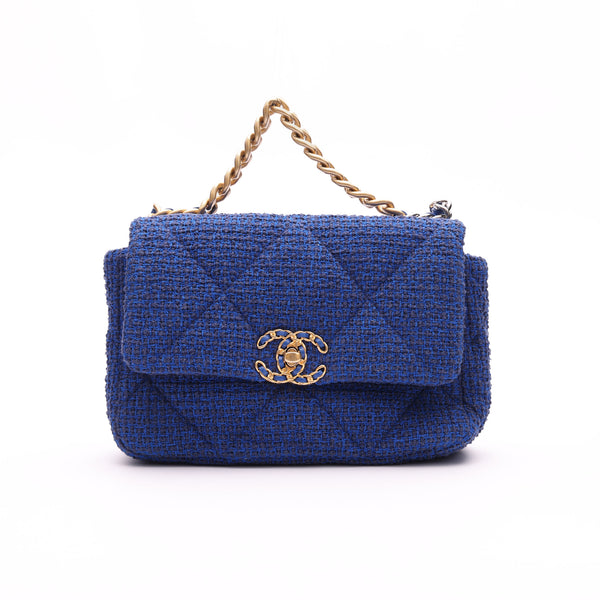 Pre-Owned Chanel 19 Medium Tweed Flap Bag | STORE 5a Luxury