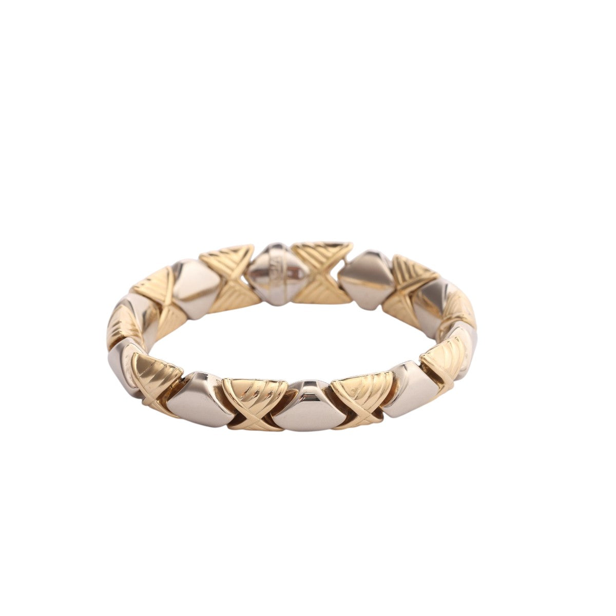 Pre-Owned Kria Two Tone Italian Link Bracelet