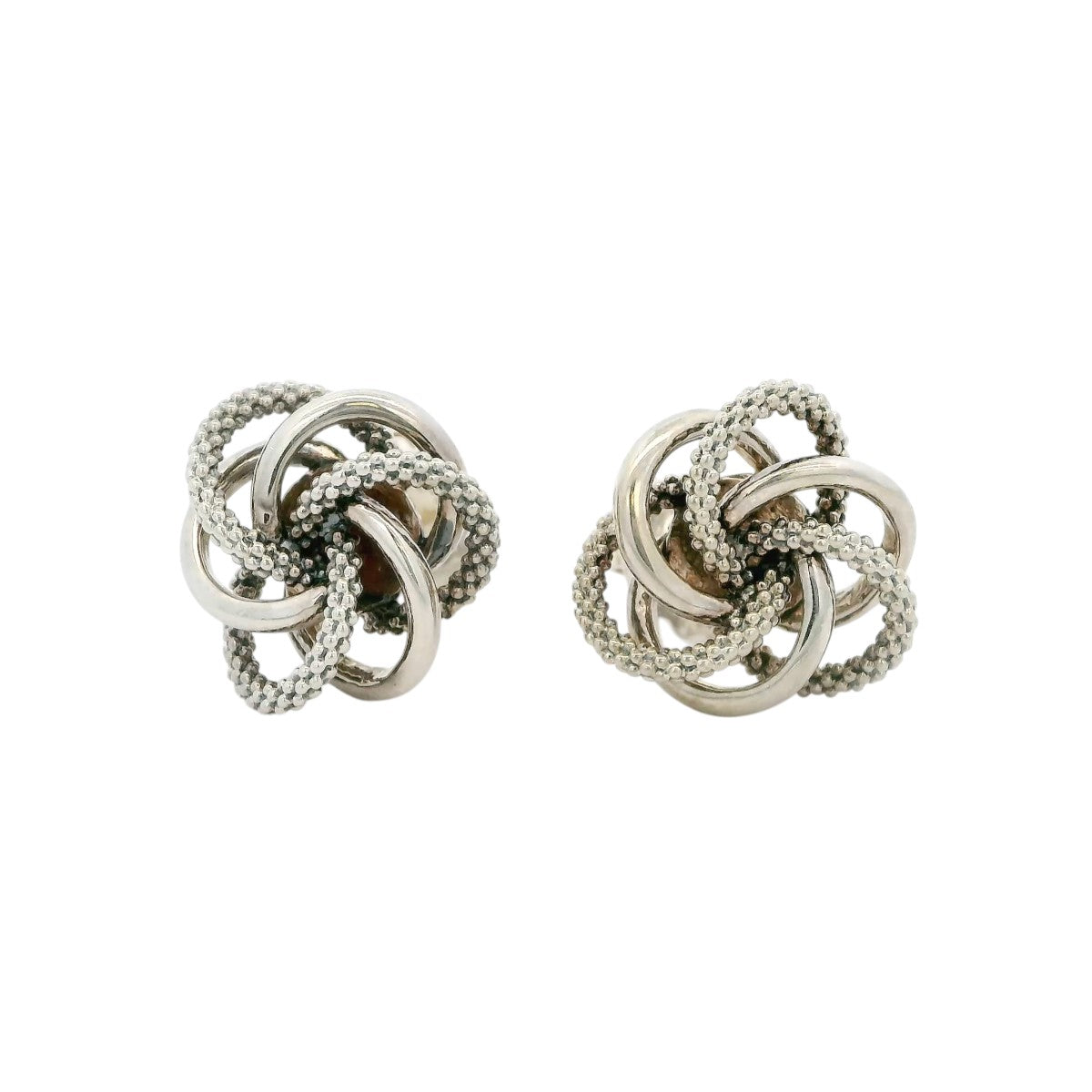Pre-Owned Lagos Large Love Knot Stud Earrings