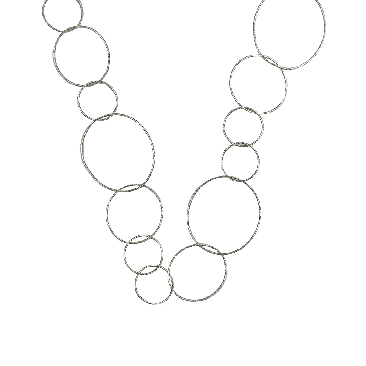 Pre-Owned Tiffany & Co. Hammered Circle Necklace