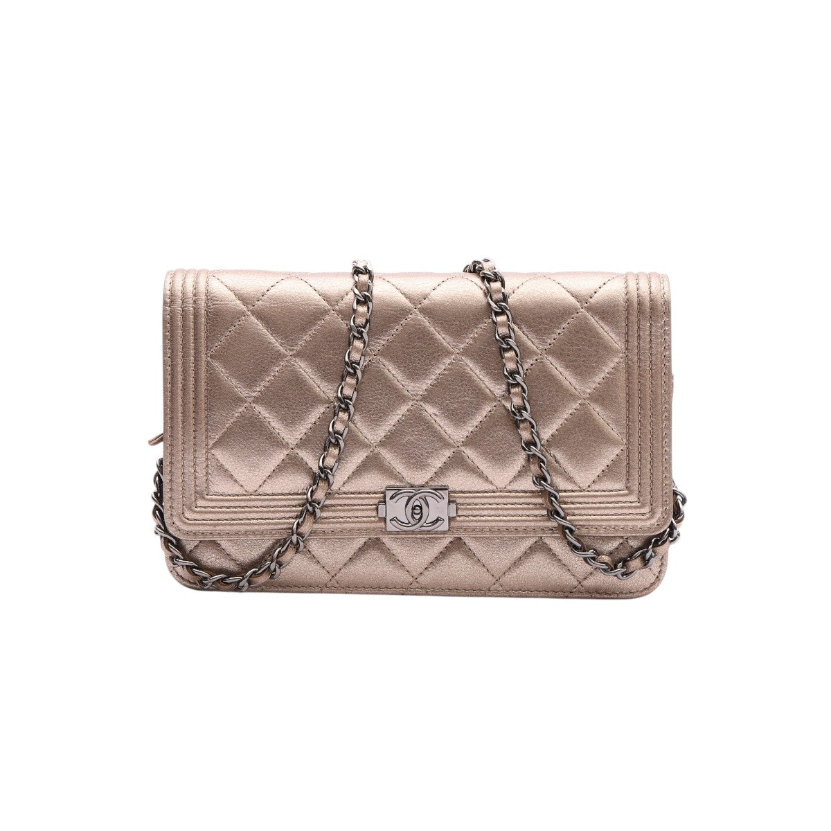 Pre-Owned Chanel Boy Wallet on Chain
