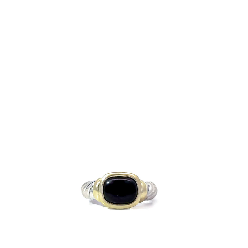 Pre-Owned David Yurman Black Onyx Noblesse Ring