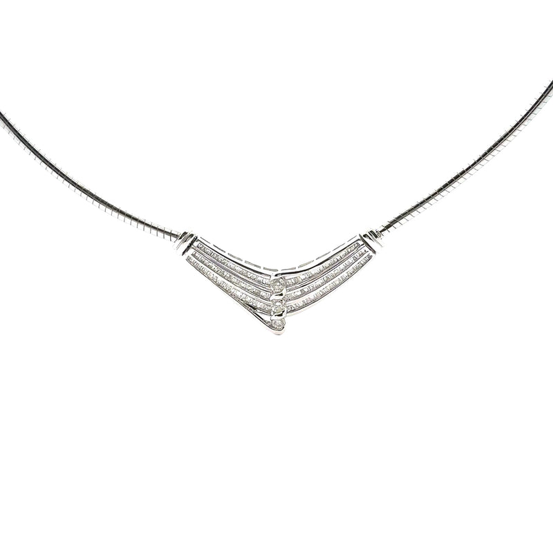Pre-Owned Diamond Collar Necklace