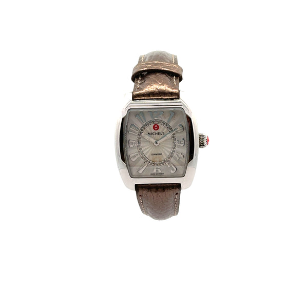 Pre-Owned Michele Urban Mini Diamond Watch