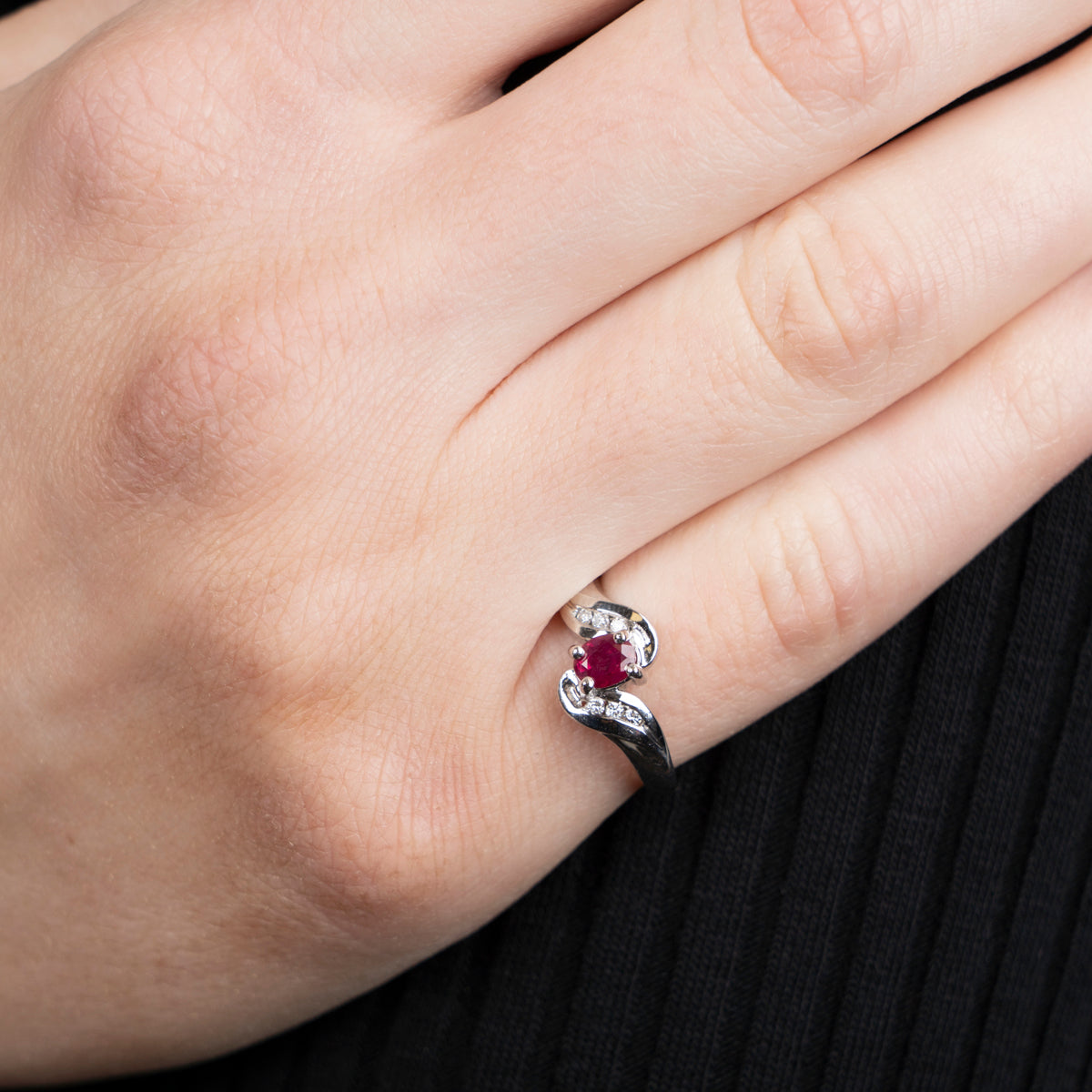 Pre-Owned Ruby and Diamond Ring