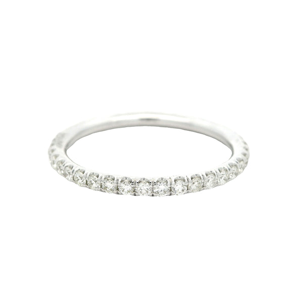 $1365 8W WERDI 39=0.38 CT IJ SI1 ETERNITY BAND SZ 5