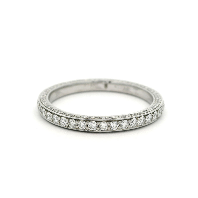 $2660 PLAT WERDI 161=0.70 CT GHI SI ETERNITY BAND SZ 6