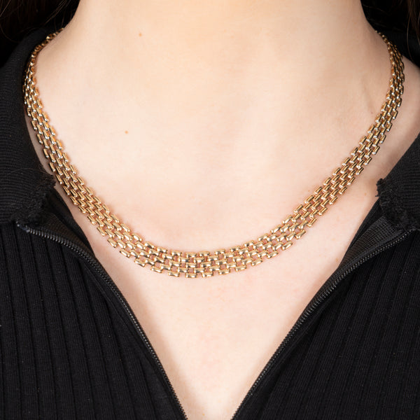 Pre-Owned Graduated Link Necklace